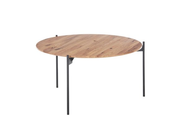 Kulatý konferenční stolek z masivu ASSUAN II dub olejovaný