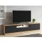 Televizní komoda ASTON dub Taurus/černá supermat typ 40