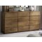 Dubová komoda ATLANTA typ 49 dub pálený