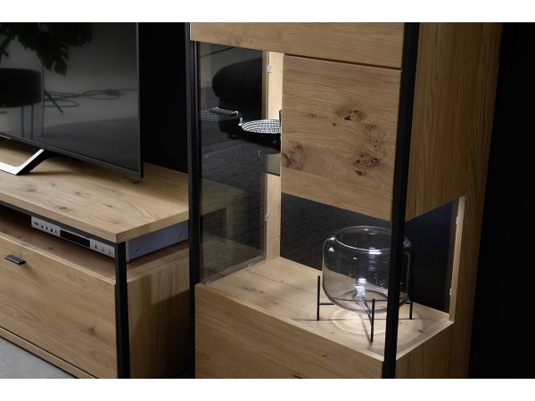 Nábytek do obývacího pokoje BARI dub sukatý bělený