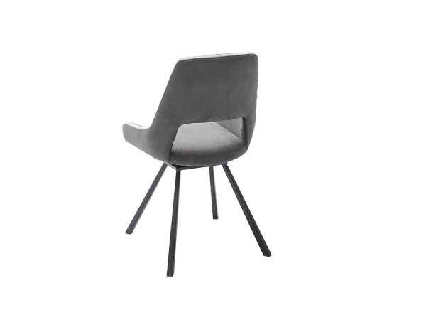 Jídelní otočná židle BAYONNE šedá