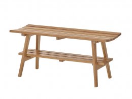 Lavice do předsíně BANTRY (52553EM9) dub masiv olejovaný