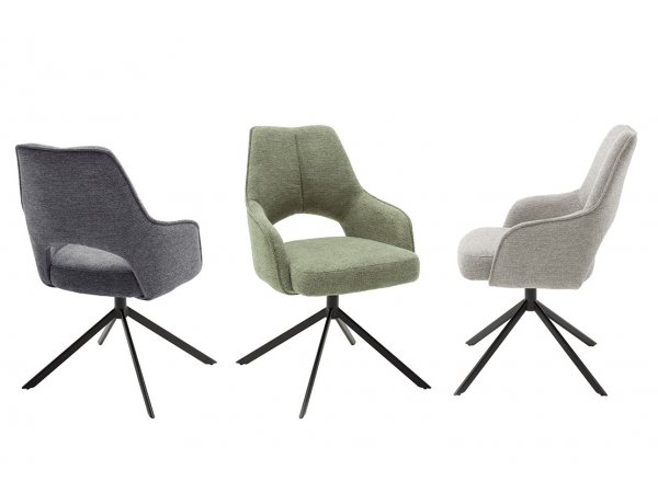 Jídelní otočná židle BANGOR olive