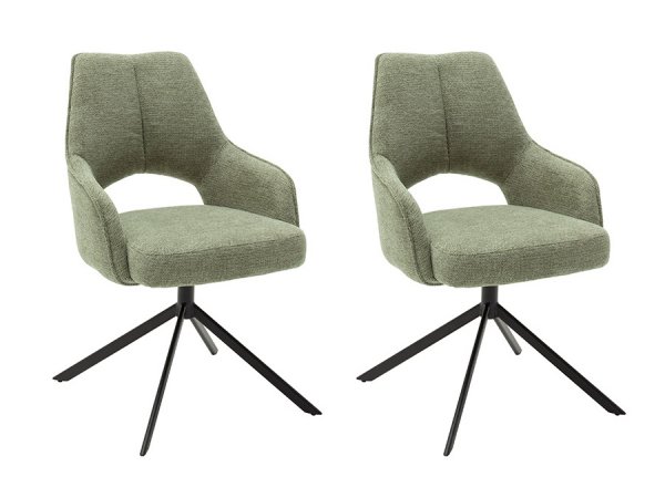 Jídelní otočná židle BANGOR olive