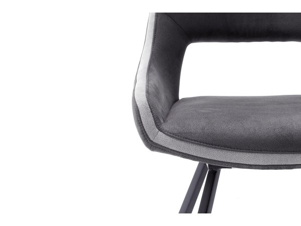 Jídelní otočná židle BAYONNE šedá