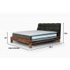 Postel boxspring BULL 2 dub masiv