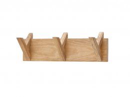 Věšák do předsíně BANTRY (52568EM9) dub masiv olejovaný