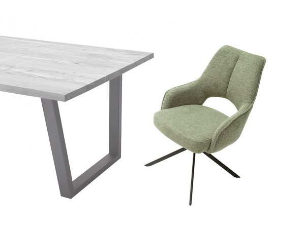 Jídelní otočná židle BANGOR olive