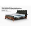 Postel boxspring BULL 2 dub masiv