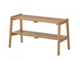 Lavice do předsíně BANTRY (52551EM9) dub masiv olejovaný