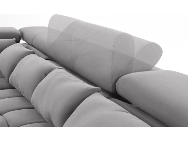 Rohová sedací souprava do tvaru U s nastavitelnými opěrkami ORION 4