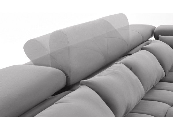 Rohová sedací souprava do tvaru U s nastavitelnými opěrkami ORION 4