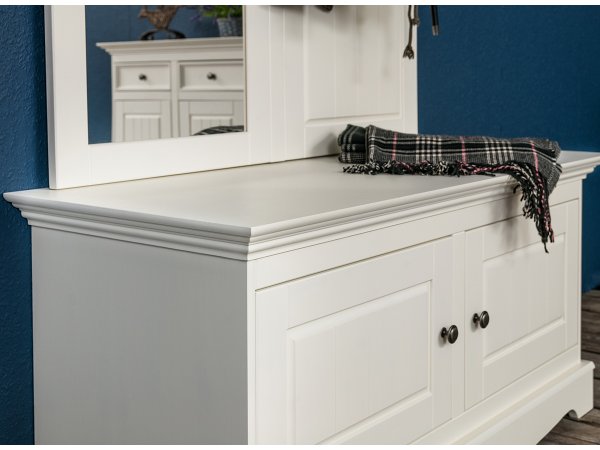 Panel s věšákem a zrcadlem LUNO