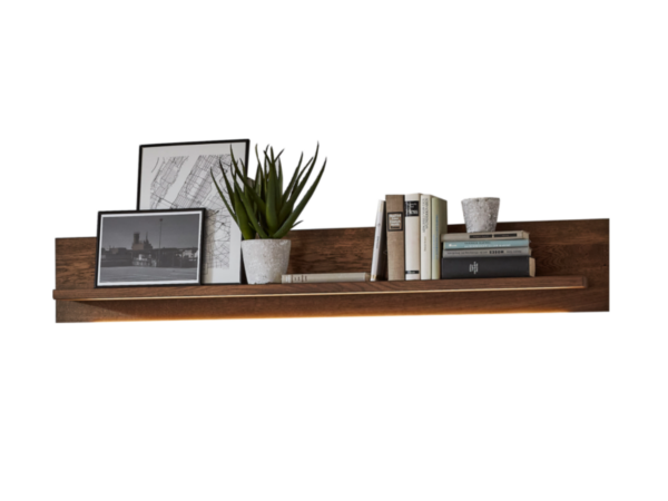 Nábytek do obývacího pokoje BORGEN 2 dub koňak, částečný masiv