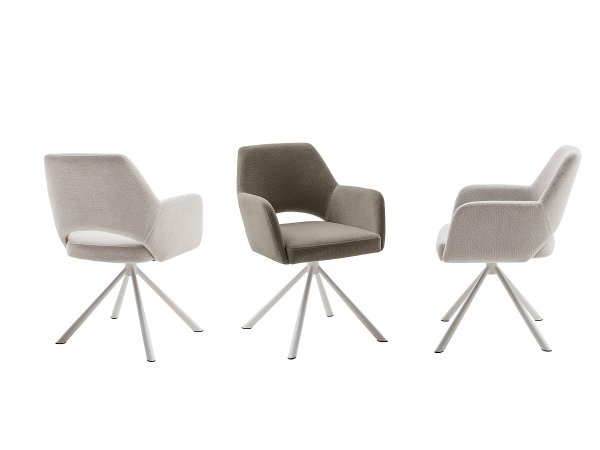 Jídelní otočná židle BEVERLY typ A, cappuccino