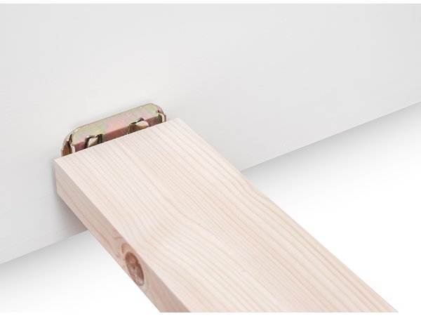 Postel LUNO s úložným prostorem z masivu