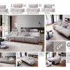 Home Cinema modulární sedačka s elektrickou relaxační funkcí