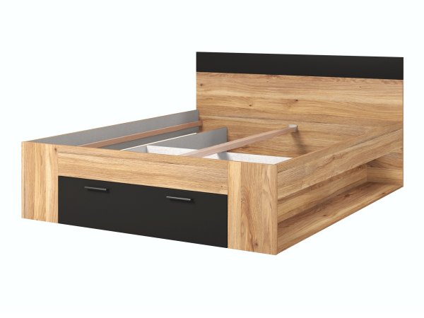 Postel BETA dub Mauvella/černá
