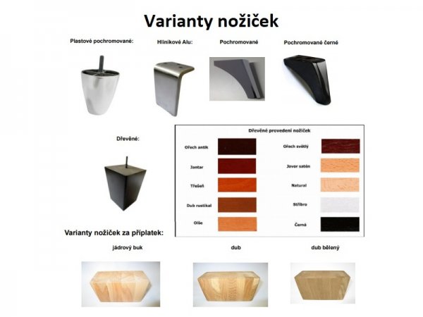 Kožená sedací souprava LAVA XC 2,5-sed+otoman