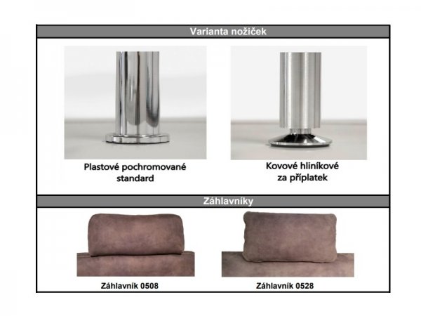 Rohová sedací souprava CASCADA 2