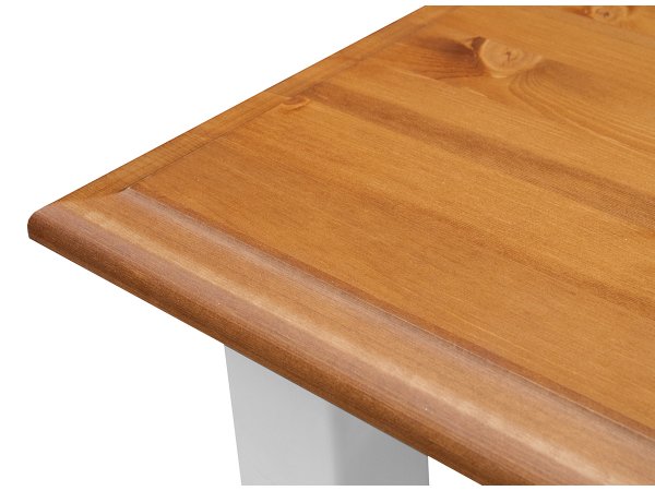 Konferenční stolek LUNO bílá/dub