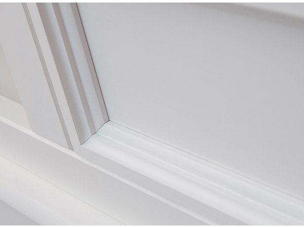 Pracovní stůl LUNO z masivu bílá/dub