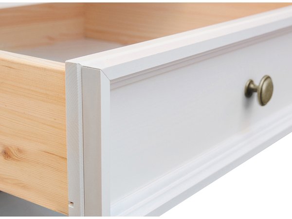 Vitrína LUNO úzká bílá/dub pravá