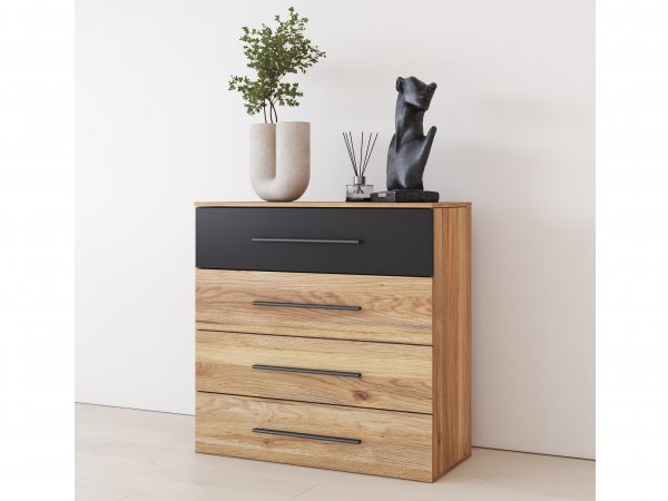 Komoda BETA dub Mauvella/černá