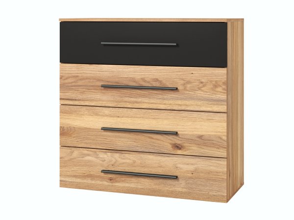 Komoda BETA dub Mauvella/černá