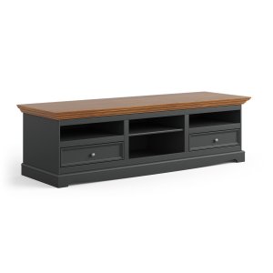 TV komoda LUNO grafit/dub