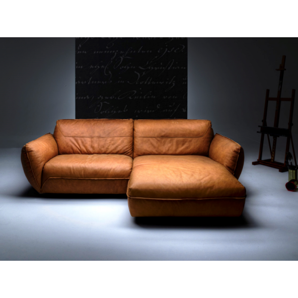 Kožená rohová sedací souprava BE CHILLED