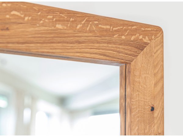 Nástěnné dubové zrcadlo ALO