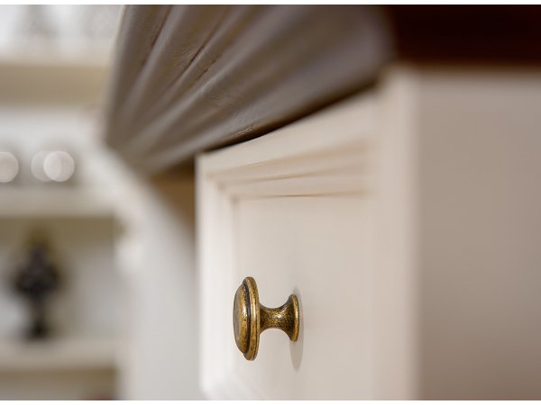 Komoda LUNO bílá/ořech