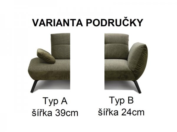 Rohová sedací souprava DOVER 3