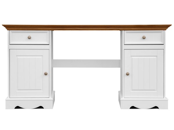 Pracovní stůl LUNO bílá/dub