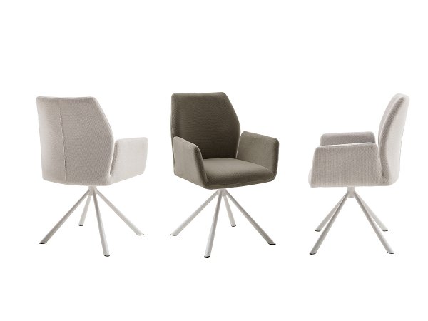 Jídelní otočná židle BEVERLY typ B, cappuccino