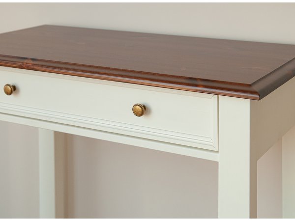 Toaletní stolek LUNO bílá/ořech