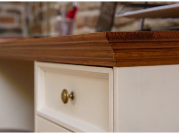 Pracovní stůl LUNO bílá/dub