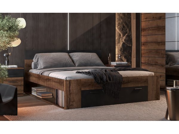 Postel BETA dub monastery/černá