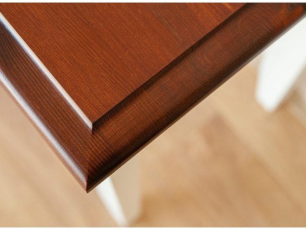 Toaletní stolek LUNO bílá/ořech