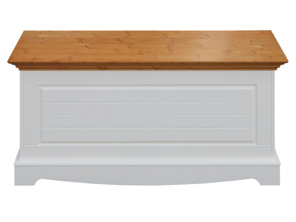 Komoda 3-dvéřová s vitrínou LUNO bílá/dub