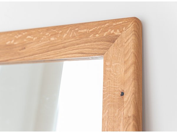 Nástěnné dubové zrcadlo ALO