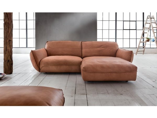 Kožená rohová sedací souprava BE CHILLED