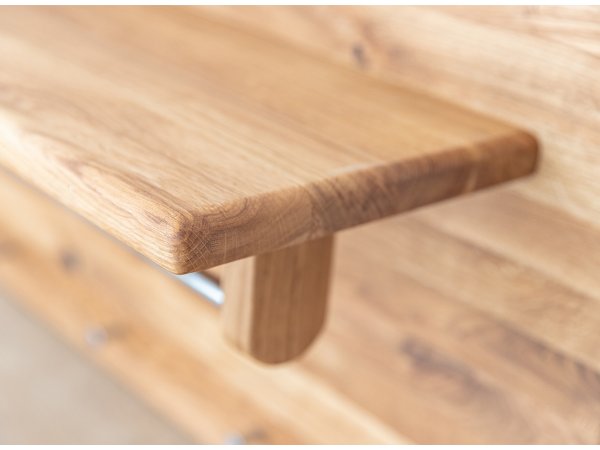 Dubový věšák s policí ALO velký