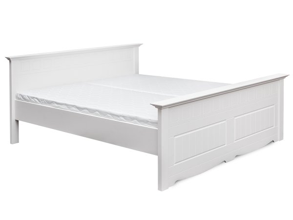 Postel LUNO s úložným prostorem z masivu