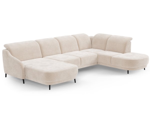 Rohová sedací souprava do tvaru U BLUES