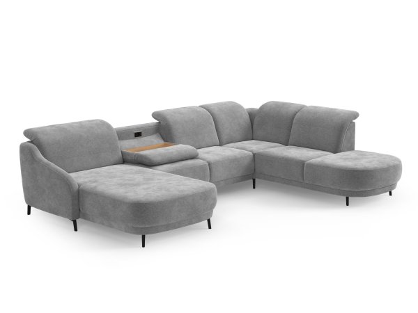 Rohová sedací souprava do tvaru U BLUES