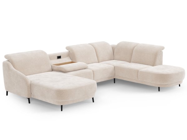 Rohová sedací souprava do tvaru U BLUES