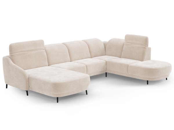 Rohová sedací souprava do tvaru U BLUES