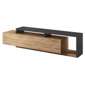 TV komoda BOTA antracit/dub Ribbec